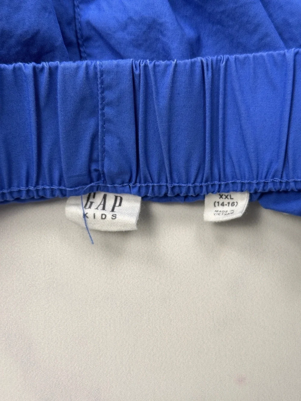 GAP Kids Blue Cargo Pants Pockets Elastic Waist - Boys XXL